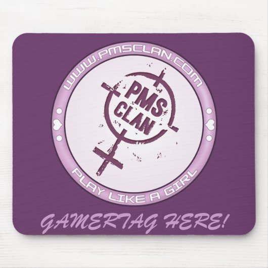 PMS Mousepad- lila Logo 2 Mousepad (Vorne)