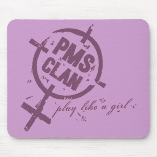 PMS Mousepad- lila Logo Mousepad (Vorne)