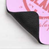 PMS Mousepad- rosa Logo Mousepad (Ecke)