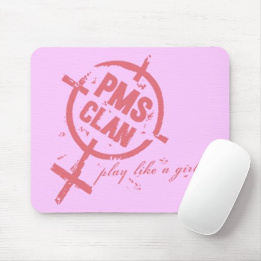 PMS Mousepad- rosa Logo Mousepad (Mit Mouse)