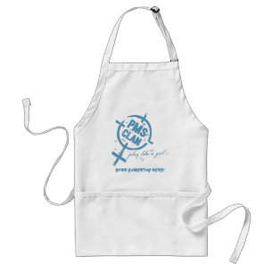 PMS Schutzblech-Blau-Logo Schürze