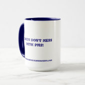 PMS Weiß-Tasse Tasse (Vorderseite Links)