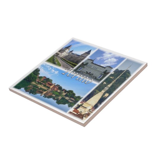 PMT004 TURIN, Mosaic, Piemont, Italien, Fliese (Seite)