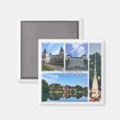 PMT004 TURIN - Mosaik - Piemont - Italien - Kühlsc Magnet (Vorderseite/Rückseite)