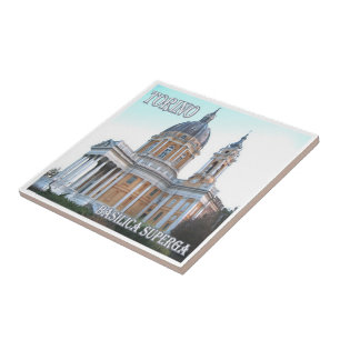 PMT007 TURIN Basilica Superga, Italien, Fliese