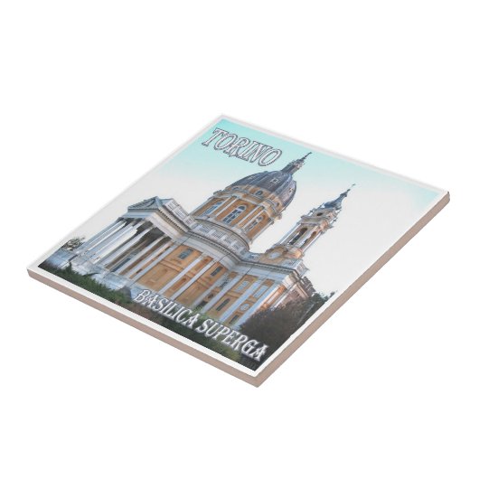 PMT007 TURIN Basilica Superga, Italien, Fliese (Seite)