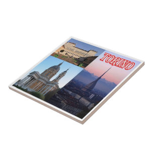 PMT011 TURIN, Mosaic, Piemont, Italien, Fliese