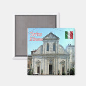 PMT017 TURIN, Kathedrale, Italien, Kühlschrank Magnet (Vorderseite/Rückseite)