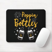 Pn Bottles For New Year Cu Er Nurse Christmas Baub Mousepad (Mit Mouse)