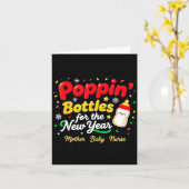 Pn’ Bottles For The New Year Christmas Nurse Mom & Karte (Gelbe Blume)