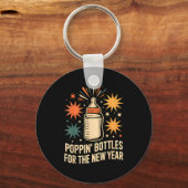 Pn Bottles For The New Year Happy New Year Mother  Schlüsselanhänger (Vorderseite)