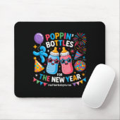 Pn Bottles For The New Year Mother Baby Nurse  Mousepad (Mit Mouse)