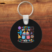 Pn Bottles For The New Year Mother Baby Nurse  Schlüsselanhänger (Vorderseite)