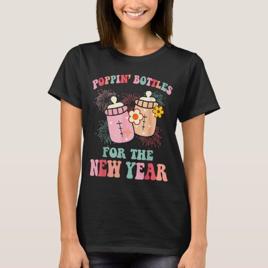 Pn’ Bottles For The New Year Nicu Nurse T-Shirt (Vorderseite)