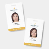 PN Nurse Abzeichen Ausweis (Vorder- & Rückseite)