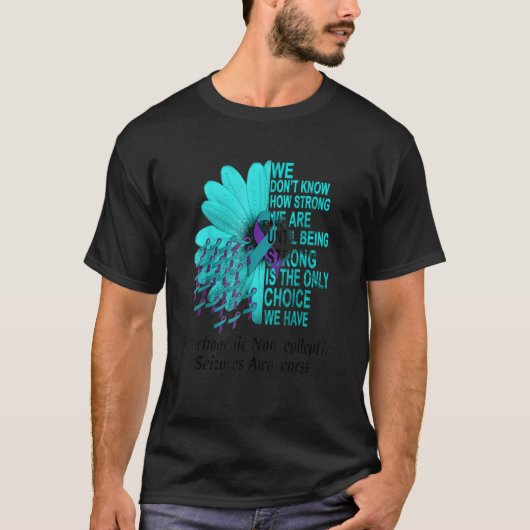 PNES Awareness Wir wissen nicht, wie stark Lila Te T-Shirt (Vorderseite)