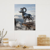 Pneumatischer Widdergipfel Poster (Küche)