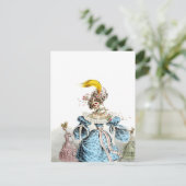 Pneumonie des Todes Kleid Postkarte (Stehend Vorderseite)