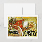 Pneus Tires, Senatzy Grand Prix Brüssel Postkarte (Vorne/Hinten)