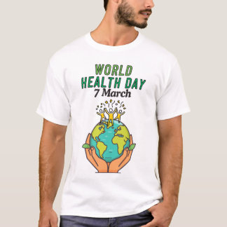 PNG-Aufkleber für T - Shirt am Weltgesundheitstag.
