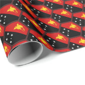 PNG Flag Honeycomb Wrapping Paper Geschenkpapier (Rolleneckpunkt)
