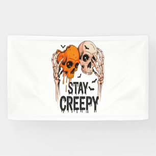 PNG-PNG-PNG-PNG bleibe, Halloween-Retro-Skull Banner