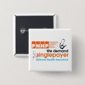 PNHP quadratischer Knopf Button (Vorne & Hinten)