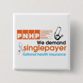 PNHP quadratischer Knopf Button (Vorderseite)