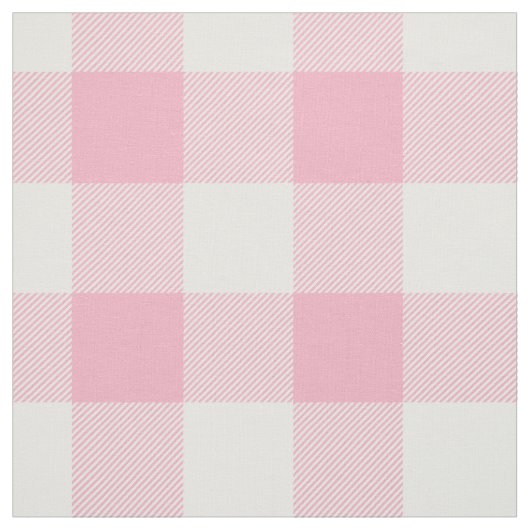 Pnk Büffel-Karo-Muster Stoff (Muster)