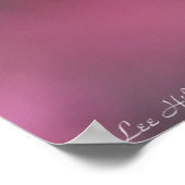 "Pnk Mist" Japanisches Kirschblütenposter Poster (Ecke)