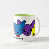 PNP GNT und Freund-Tasse Zweifarbige Tasse (VorderseiteRechts)