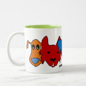 PNP GNT und Freund-Tasse Zweifarbige Tasse (Links)