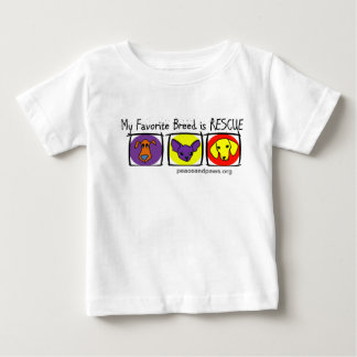 PNP Kids Meine Lieblingsrasse ist Rettung Baby T-shirt