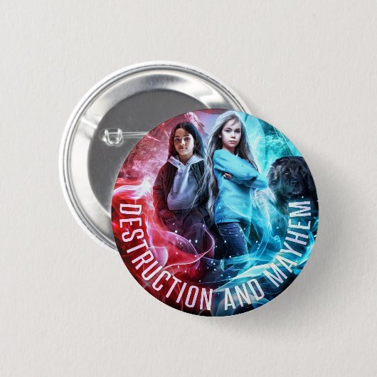 Pnut & Cece Button (Vorne & Hinten)