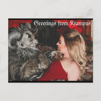 PNW Krampus Postcard Postkarte