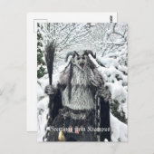 PNW Krampus Postcard Postkarte (Vorne/Hinten)