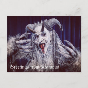 PNW Krampus Postcard Postkarte