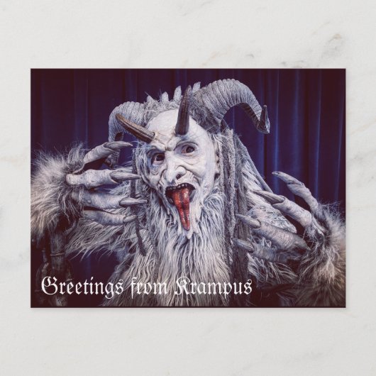 PNW Krampus Postcard Postkarte (Vorderseite)