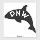 PNW Orca Decal Aufkleber (Blatt)