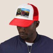 PNW Red Trucker Hat - Der Logging Truck Truckerkappe (Beispiel)