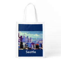 PNW Wiederverwendbare Lebensmitteltasche - Seattle