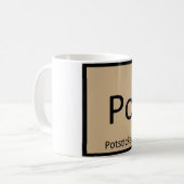 Po - Potstickers Chinesische Chemie Periodische Ta Kaffeetasse (Vorderseite Links)