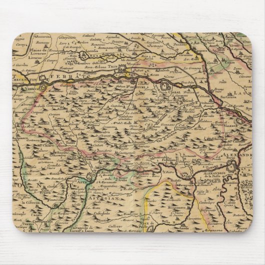 Po River Valley in Italien Mousepad (Vorne)