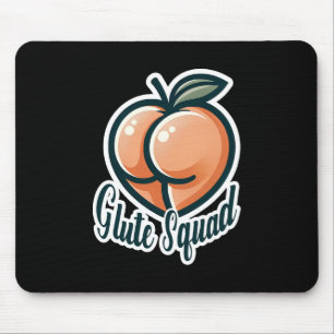Po-Squad Pfirsich-Po Gesäß Gym Fitness Mousepad