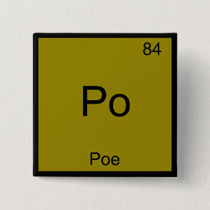 Po - T - Shirt für Poe Funny Chemistry Element Sy Button