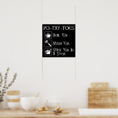 Po-Tay-Zehen Poster (Küche)