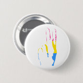Poans Stolz Friedenszeichen Button (Vorne & Hinten)