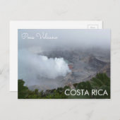 Poas Volcano, Costa Rica Postcard Postkarte (Vorne/Hinten)