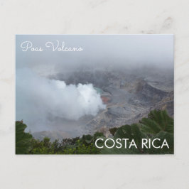 Poas Volcano, Costa Rica Postcard Postkarte