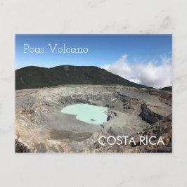 Poas Volcano, Costa Rica Postcard Postkarte